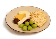 Fruit and cheese plate for purchase