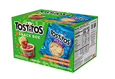 Tostitos Snack Box for purchase on board